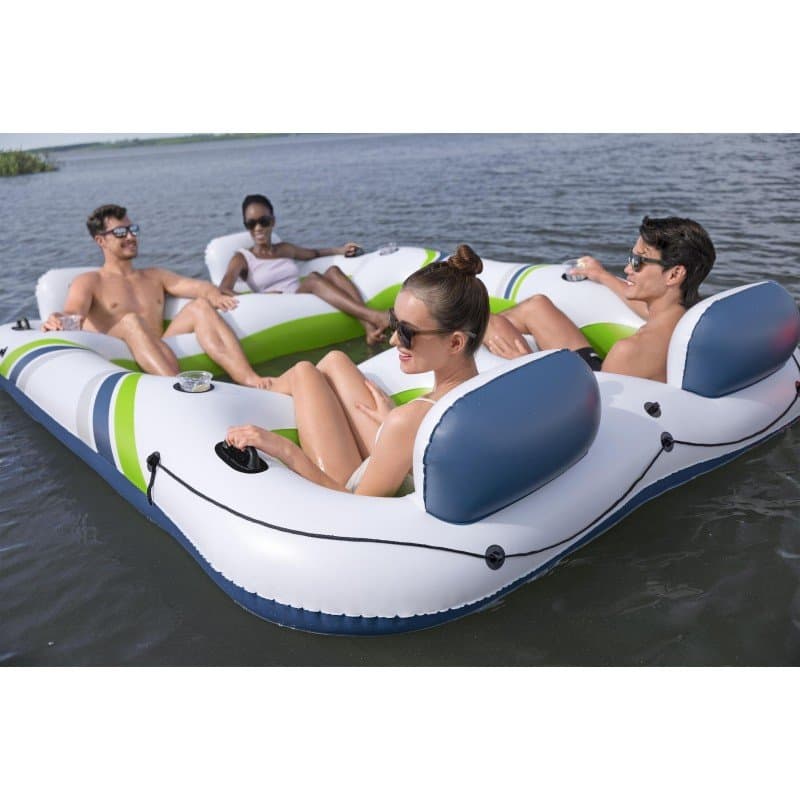 Надуваем плаващ остров 3.02m x 2.19m Hydro Force® Breeze Bloc Island - Image 8