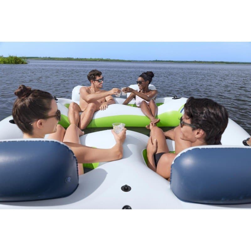 Надуваем плаващ остров 3.02m x 2.19m Hydro Force® Breeze Bloc Island - Image 9