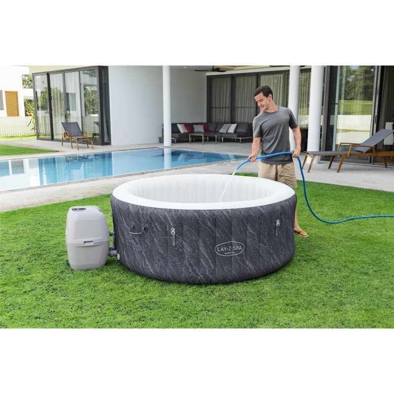 Надуваемо джакузи 1.80m x 66cm Lay-Z-Spa® Boracay Smart AirJet 4 Blue Marble Кръгло - Image 15