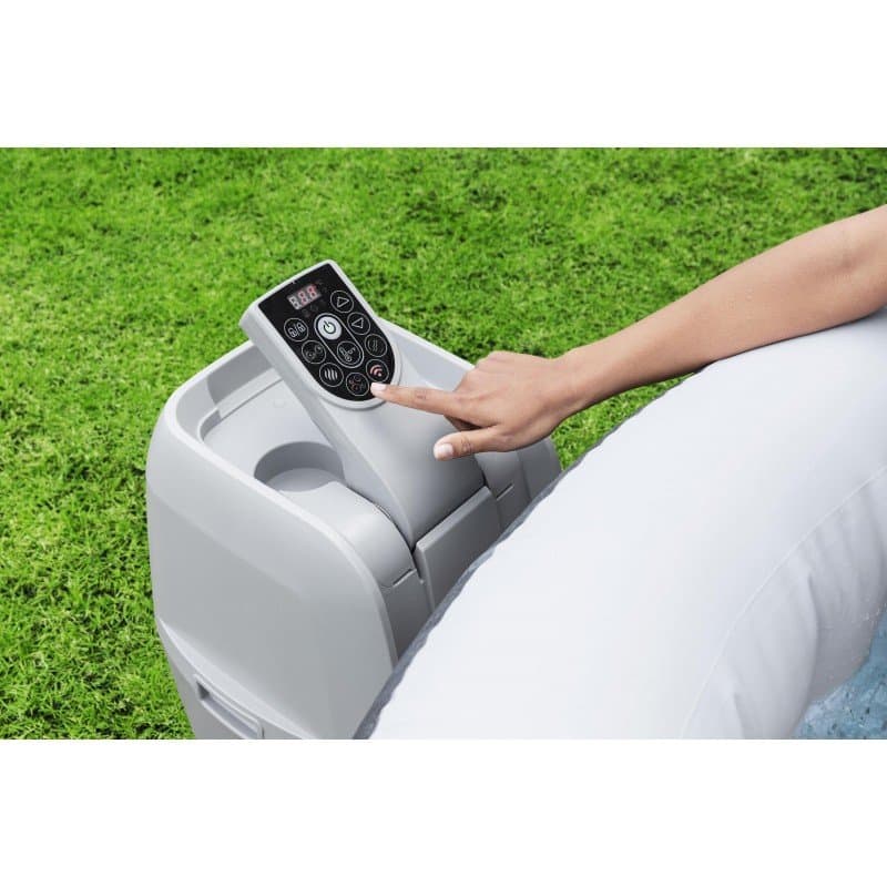 Надуваемо джакузи 1.80m x 66cm Lay-Z-Spa® Boracay Smart AirJet 4 Blue Marble Кръгло - Image 7