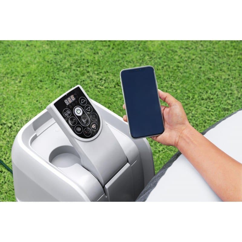 Надуваемо джакузи 1.80m x 66cm Lay-Z-Spa® Boracay Smart AirJet 4 Blue Marble Кръгло - Image 8