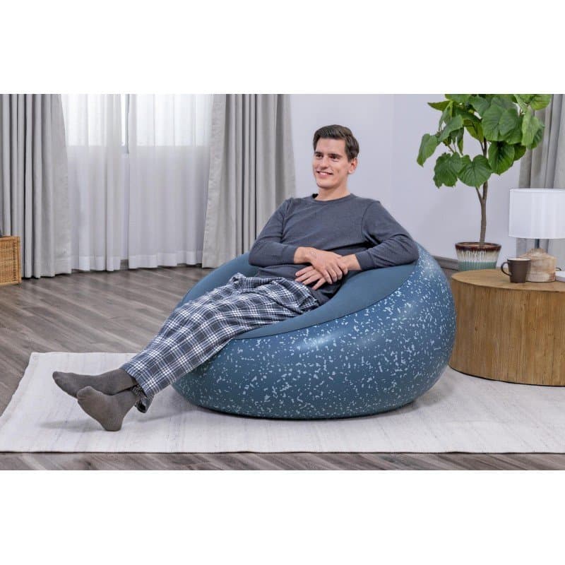 Надуваемо кресло 1.12m x 1.12m x 66cm Bestway®Inflate-A-Chair - Image 5