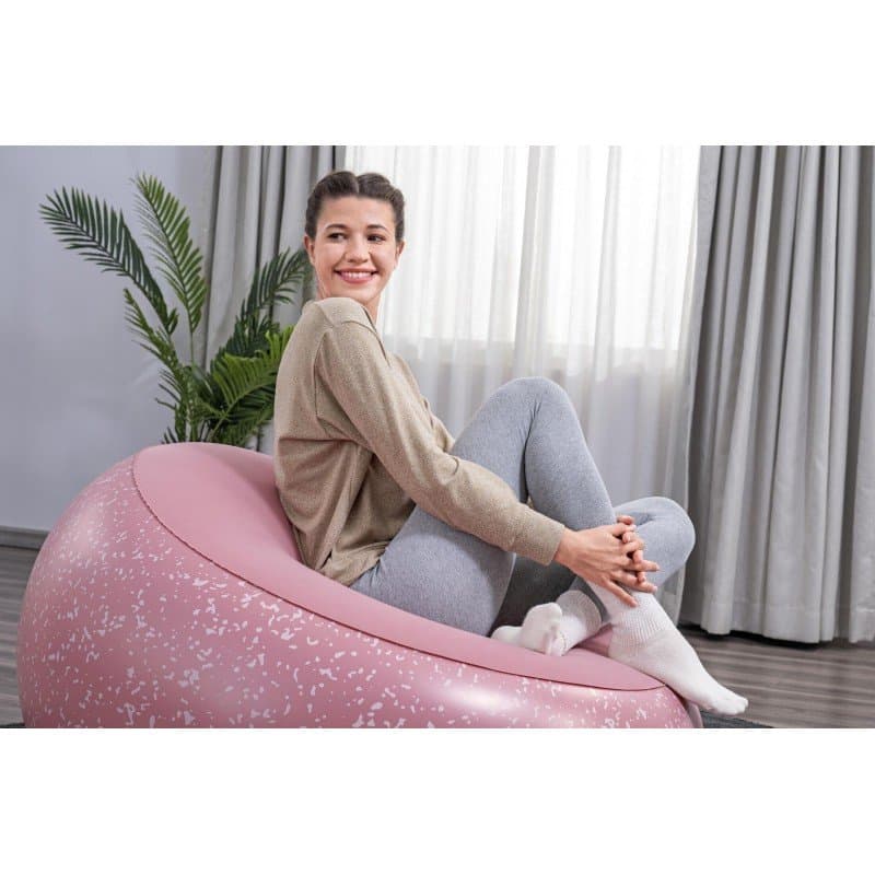 Надуваемо кресло 1.12m x 1.12m x 66cm Bestway®Inflate-A-Chair - Image 5