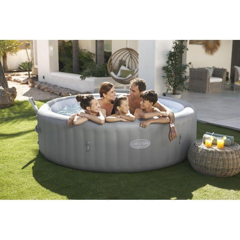 Надуваемо джакузи 2.36m x 71cm Lay-Z-Spa® Hawaii MaxHold EnergySense UltraFit Smart AirJet 8 Grey - Image 14