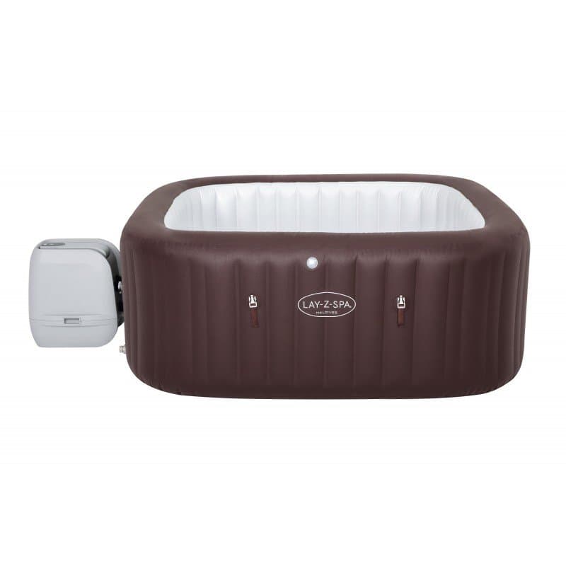 Надуваемо джакузи 2.01m x 2.01m x 80cm Lay-Z-Spa®Maldives MaxHold EnergySense Smart Luxe HydroJet Pro 7 Burgundy Square - Image 2