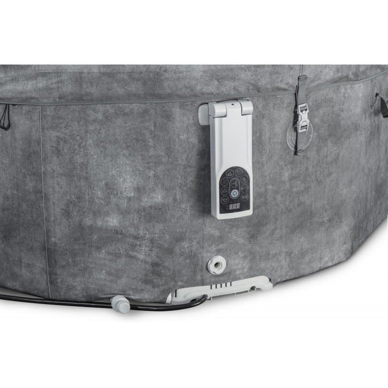 Надуваемо джакузи 1.70m x 65cm Lay-Z-Spa® Carrara ThermaCore UltraFit Smart AirJet 6 Grey Stone Round - Image 3