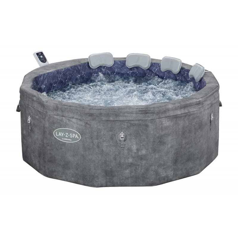 Надуваемо джакузи 1.70m x 65cm Lay-Z-Spa® Carrara ThermaCore UltraFit Smart AirJet 6 Grey Stone Round - Image 8