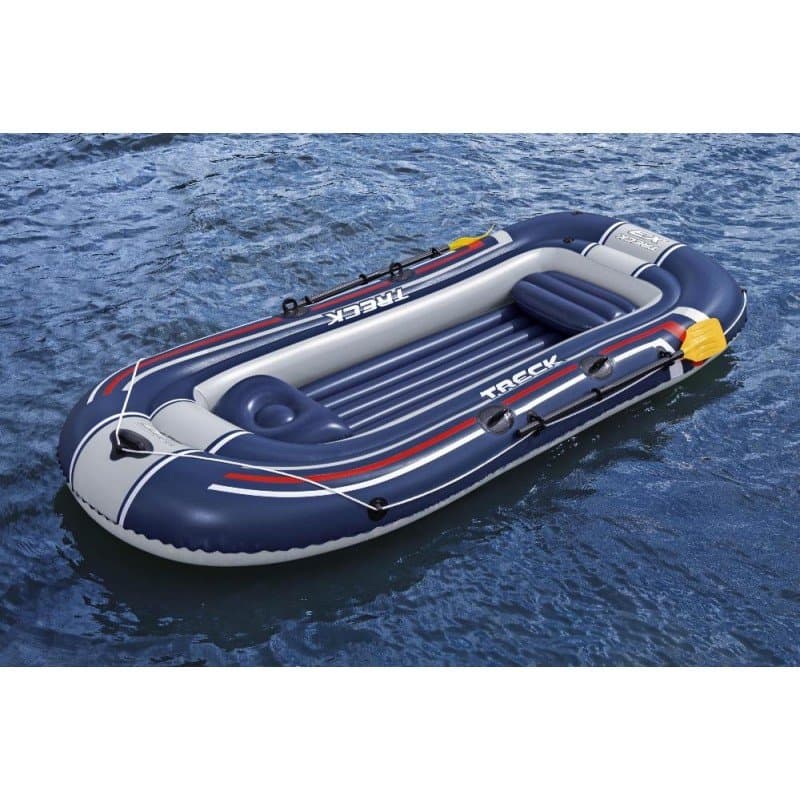 Надуваема лодка с гребла и помпа Treck X3 Bestway - Image 4